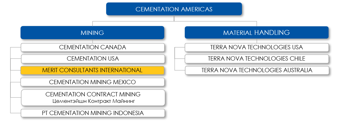 Corporate Structure Cementation Americas - Corporate Structure