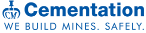 Cementation Logo - We Build Mines. Safely.